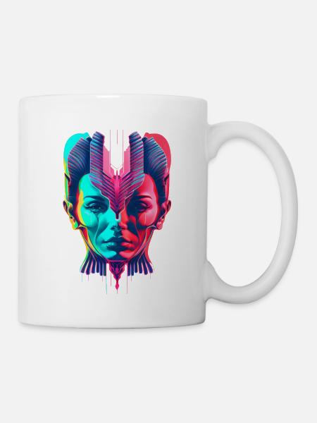 Siamese Head - Mug - white