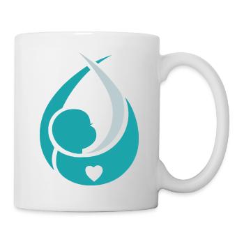 Schwangerschaft Babyparty Babyshower Boy Girl - Tasse - Weiß - Rechts