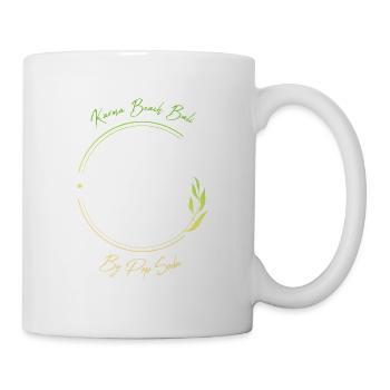 Turtle Karma Beach lime green - Mug - white - Right