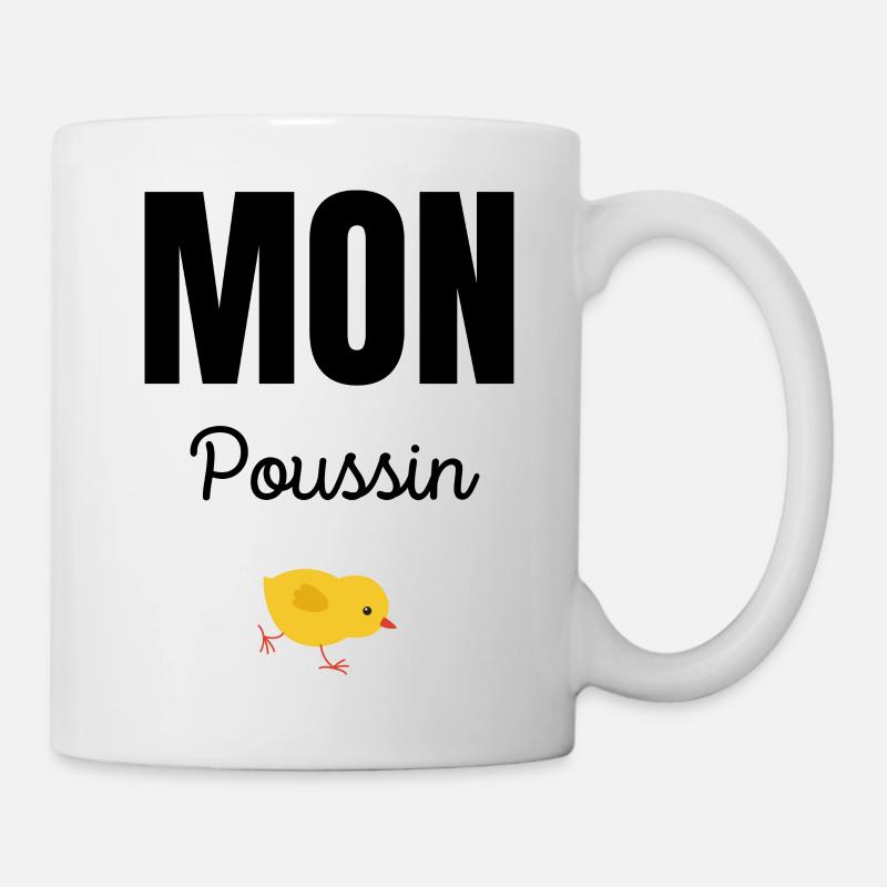 mon poussin - Mug blanc - blanc