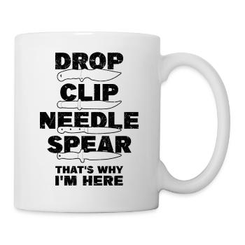 Geschenk für Messersammler | Messer Sammeln Hobby - Tasse - Weiß - Rechts