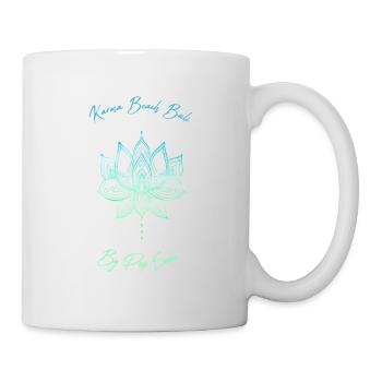 Blue lotus flower Karma Beach - Mug - white - Right