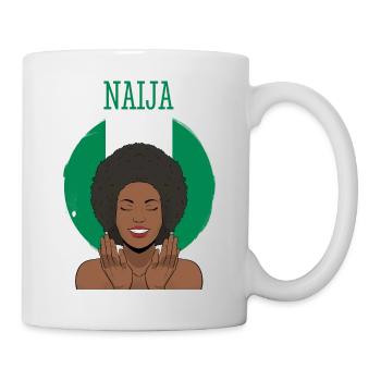 Nigeria Nigerian Africa Flag Pride I Gift - Mug - white - Right