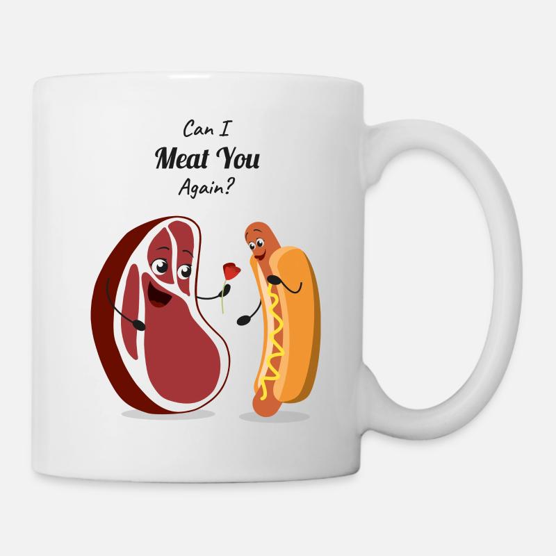 Meat You Again - Amateurs de viande - Mug blanc - blanc