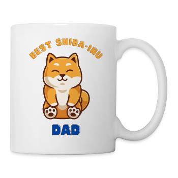 Best Shiba inu Dad - Mug - white - Right