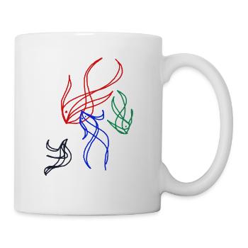 Schwalbentanz - Tasse - Weiß - Rechts