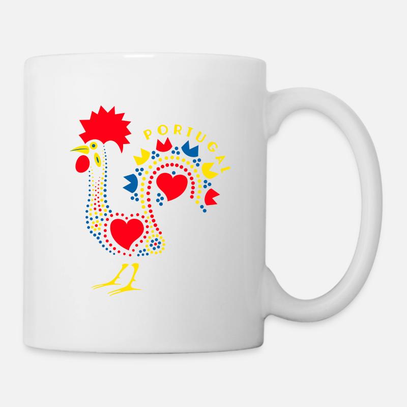 Rooster from Portugal - Mug - white