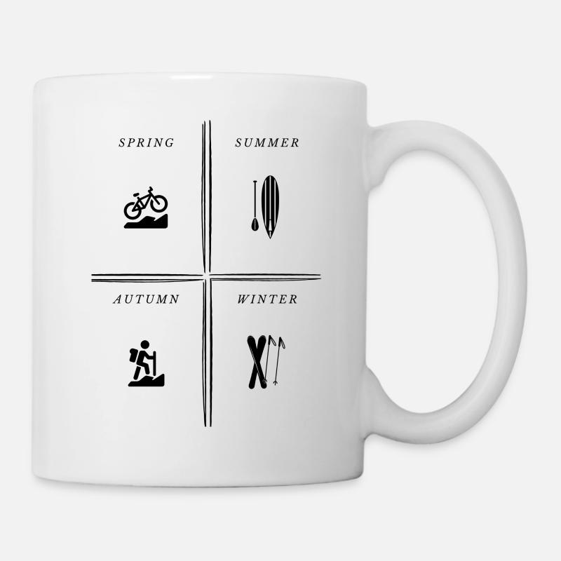 Saison sportive - Mug blanc - blanc