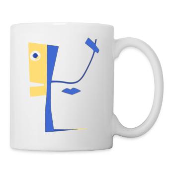Unwirklicher Charakter - Tasse - Weiß - Rechts