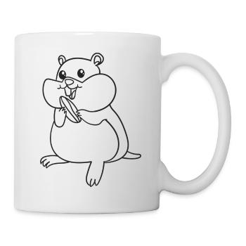 Hamsters, rodents, gift, gift idea - Mug - white - Right