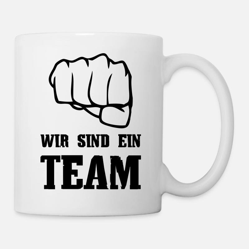 Wir sind ein Team - Tasse - Weiß