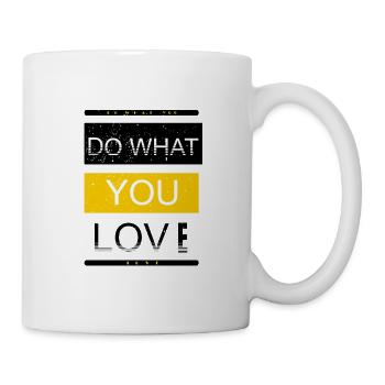 Do What You Love - Tasse - Weiß - Rechts