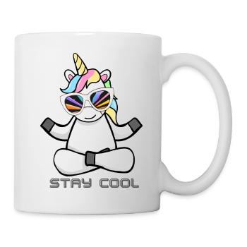 RESTEZ COOL 3 - Mug blanc - blanc - Droite