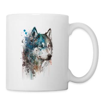 Husky sibérien 2 - Mug blanc - blanc - Droite