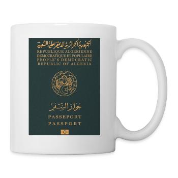Algerian passport - Mug - white - Right