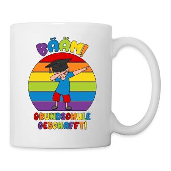Bääm Schule geschafft Abschluss Grundschule 2026 - Tasse - Weiß - Rechts