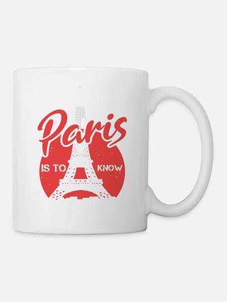 Å KJENE PARIS ER Å KJENE EN GOD DELT - Kop/krus - hvid