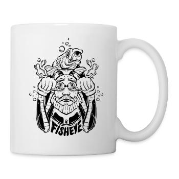 Fisheye Man - Mug - white - Right