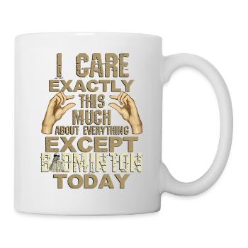 Badminton Player Sport Badminton I Gift - Mug - white - Right