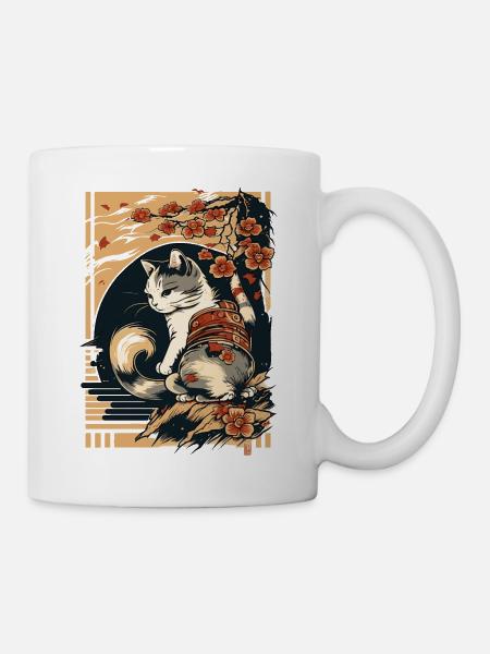 Neko Neko9 - Tasse - Weiß