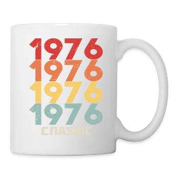 1976 Jubilé dans un style vintage classique 1976 - Mug blanc - blanc - Droite