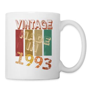 30. Geburtstag Vintage Geschenk Geschenkidee - Tasse - Weiß - Rechts