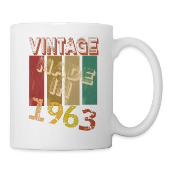 60. Geburtstag Vintage Geschenk Geschenkidee - Tasse - Weiß - Rechts