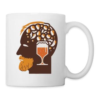 Amateurs de bière - bière artisanale à l’ - Mug blanc - blanc - Droite