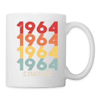 1964 Jubilé dans un style vintage classique 1964 - Mug blanc - blanc - Droite