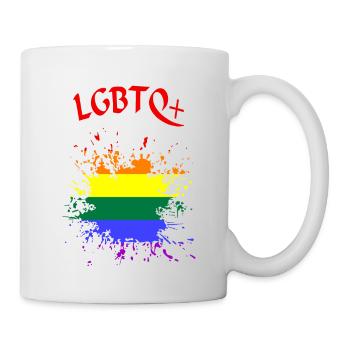 LGBTQ - Tasse - Weiß - Rechts