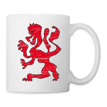 Lion de Hollande-Méridionale - Mug blanc - blanc - Droite
