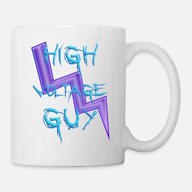 High Voltage Boy - Mug - white