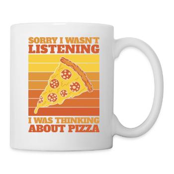 Slice of pizza - Mug - white - Right