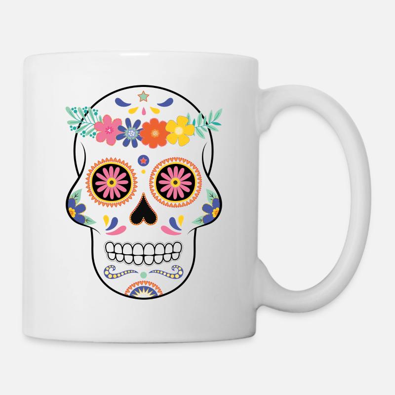 Día de los Muertos - Tasse - Weiß