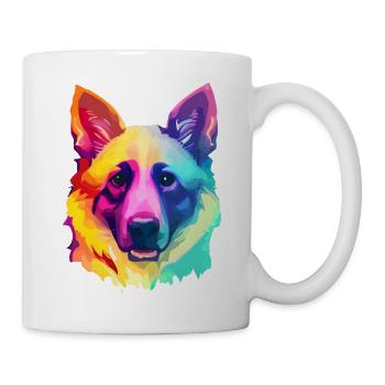 Hundehalter Hunde Schäferhund Hund Hundebesitzer - Tasse - Weiß - Rechts