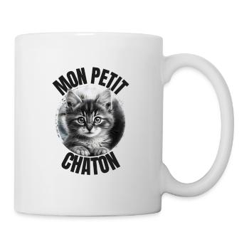 Mon petit Chaton ! - Mug blanc - blanc - Droite