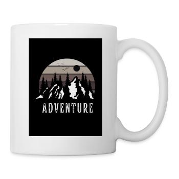Abenteuer - Tasse - Weiß - Rechts