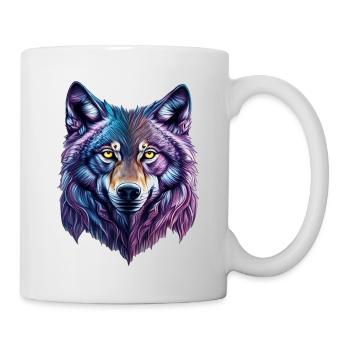 Wolf Splash - Tasse - Weiß - Rechts