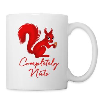 Complètement fou - L’écureuil fou - Mug blanc - blanc - Droite