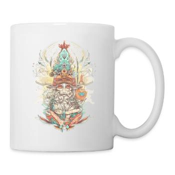 Trippy Schamane - Tasse - Weiß - Rechts