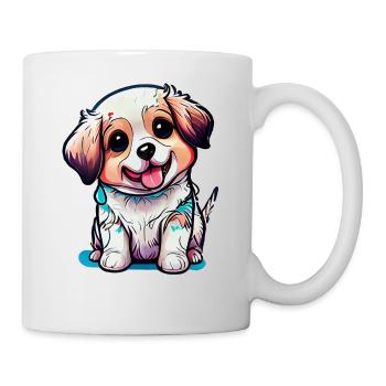 Embodies the pure joy that dogs bring us - Mug - white - Right