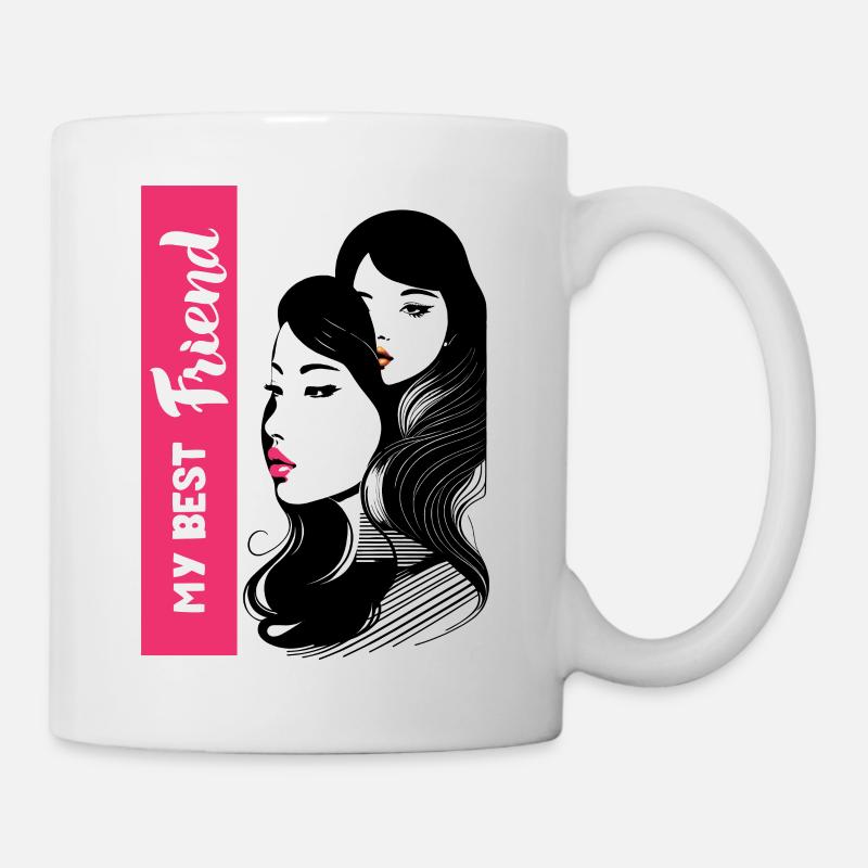 MEINE BESTEN FREUNDE - Tasse - Weiß