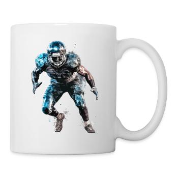 American Football Spieler USA Sport Splash - Tasse - Weiß - Rechts