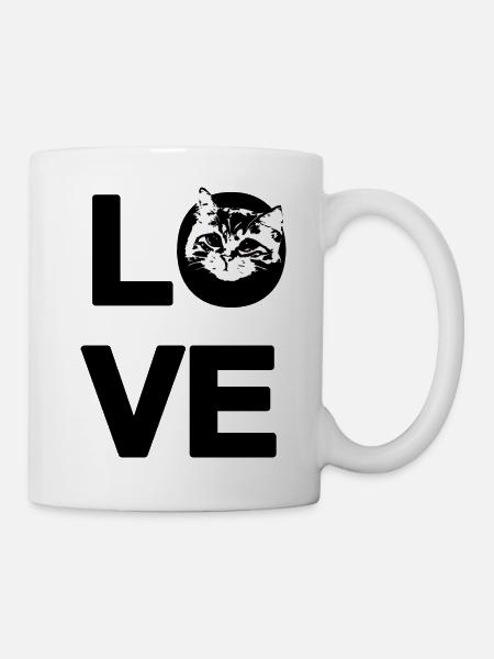 Liebes-Chat - Tasse - Weiß