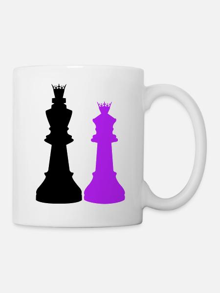 Couple King Queen - Mug blanc - blanc