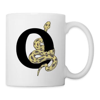Letter o snake - Mug - white - Right