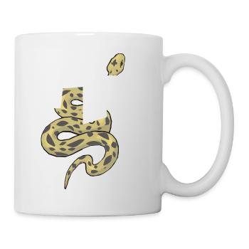 Letter t snake - Mug - white - Right