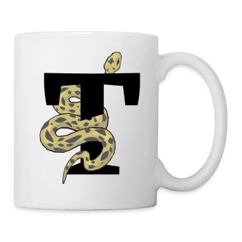 Letter t snake - Mug - white - Right