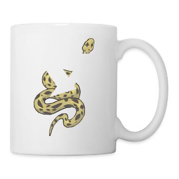 Letter x snake - Mug - white - Right