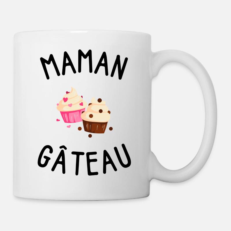 Maman gâteau - Mug blanc - blanc